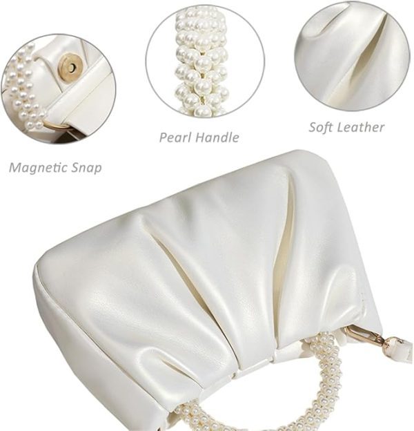 Beatfull Evening Purse Women Small Pearl Handbag - Image 8